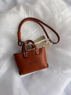 【新品未使用】gentenゲンテンアマーノバッグチャーム レザーキーホルダー