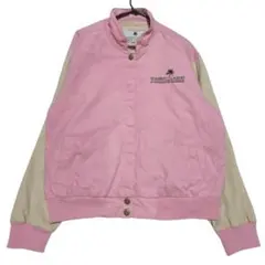 バイカラー スタジャン カジノ 刺繍 ジャケット コットン ブルゾン