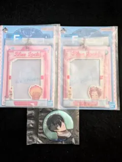 一番くじ ブルーロック パスケース　缶バッジ　 糸師冴　糸師凛　士道龍聖