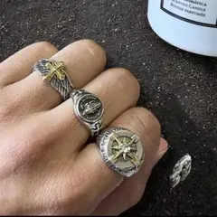 men's ring メンズ　シルバー　リング　指輪 古着コーデ　アメカジ　6j