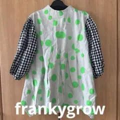 未使用　frankygrow ドット柄 ワンピース フランキーグロー 綿100のサムネイル