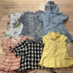 子供服セット 6点 花柄・水色・イエローなど
