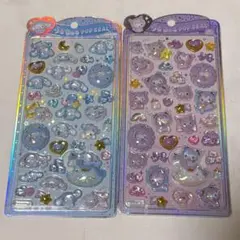 うるちゅるポップシール　シナモロール　クロミ　ベビー