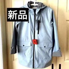 新品☆マウンテンパーカー レインジャケットフード付きM