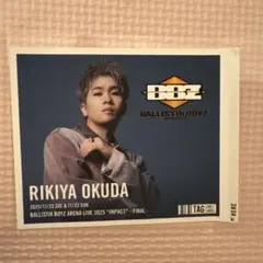 BALLISTIK BOYZ 奥田力也 ラベル缶 ステッカー