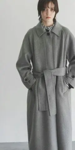 【週末限定価格】enchainement カシミアブレンドロングコート