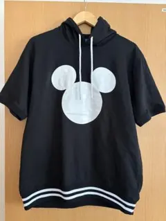 東京ディズニーランド ミッキー半袖パーカー 黒 Mサイズ ユニセックス