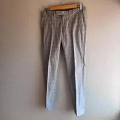 ZARA メンズ スラックス パンツ チェック柄 グレーのサムネイル