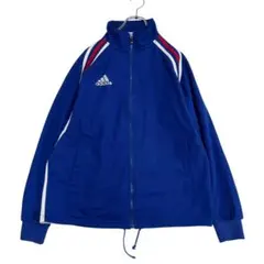 4555-3 adidas トラックトップ ジャージ 90s ブルー/ホワイト