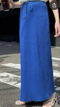 チャオパニックティピー　ブルー　リブスカート