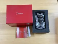 ☆【美品】バカラ まねき猫 10cm 専用箱 説明書付 保管品☆