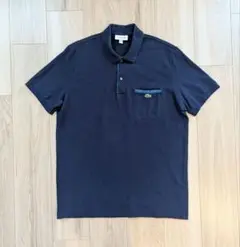 最終価格！LACOSTE ネイビー ポロシャツ FR5 US L