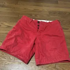 s*o様 Abercrombie & Fitch レッド ショートパンツ 28