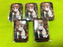 【新品未開封】ツイステ　ラメキラスクエア缶バッジA・エース×5個