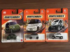 マッチボックスミニカー FIAT CITROEN RENAULT 3台セット