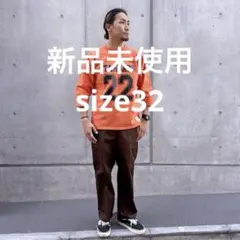 スタンダードカリフォルニア　T/Cワークパンツ ブラウン　size32