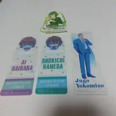 名探偵コナン　４点セット　ブックマーク　ステッカー