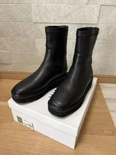 【HIMIKO】プラットフォームストレッチブーツ23cm