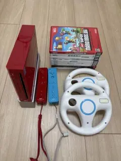 任天堂 Wii マリオ25周年記念モデル 本体、ソフト8本セット