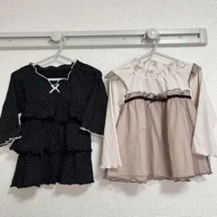 西松屋　トップス　長袖　80cm 2点セット　まとめ売り　女の子　ベビー