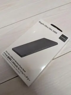 ​【完全未開封】MATECH 超薄型 モバイルバッテリー 5000mAh 黒のサムネイル