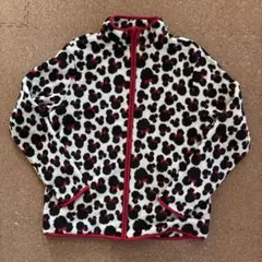 Disney ミニーマウス柄 フリースジャケット M