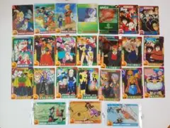 ドラゴンボールＺ 3Dコレクション他24枚セット　森永ウエハースおまけ