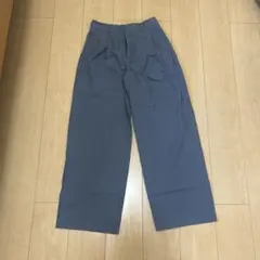 GU ワイドパンツ グレー Lサイズのサムネイル