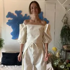 【100%Silk】ハンドメイドブラウスのサムネイル