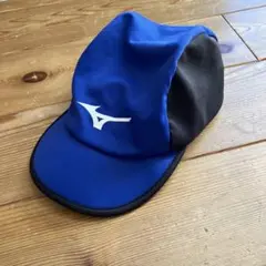 MIZUNO キャップ 青 サッカー キッズ 55〜57cm