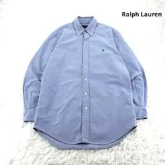 Ralph Lauren 長袖シャツ 水色 BD ラルフローレン S