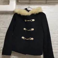 MISCH MASCH ネイビー ファー付き ダッフルコート 38サイズ