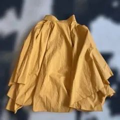 イエロー フレアロングスカートのサムネイル