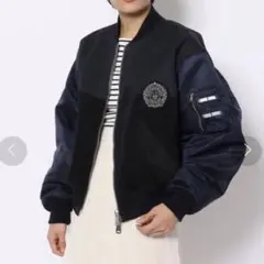 美品　CABaN キャバン ファブリックコンビ リバーシブル　MA-1 ブルゾン