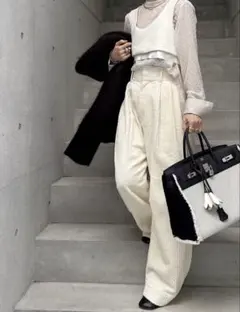 chieko+ Lanthan pants-corduroy 36サイズ