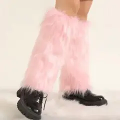 【SHEIN】 レッグウォーマー ピンク