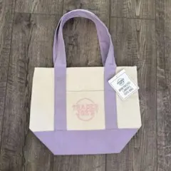 Trader Joe's トレジョ ミニトートバッグ　パープル