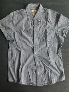 Hollister 半袖チェックシャツ M