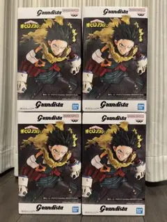 【未開封・ダンボール発送】ヒロアカ 緑谷出久 デク フィギュア 4個セット