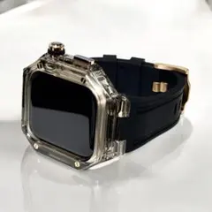 bb2⭐︎アップルウォッチバンド ラバーベルトカバー AppleWatchケース