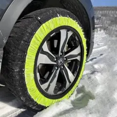 タイヤチェーン 布製 非金属 チェーン規制対応 冬の雪策 ジャッキアップ不要