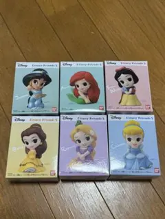 ディズニーフレンズ5 プリンセス　ソフビ　6体セット
