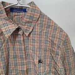 Burberry ブルーレーベル　チェック柄シャツ コットン100　y35