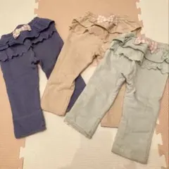 クーラクール　フリルリボン付きパンツ3点セット