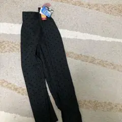 しまむら•ドット柄 黒 パンツ 3Lサイズ
