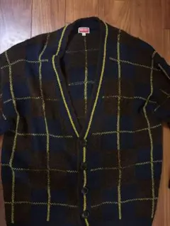 【美品】KENZO 22AW チェック柄カーディガンNIGO期のサムネイル
