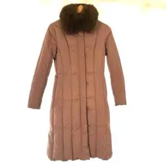 BARNEYS NEW YORK リアルファー襟　ダウン　ロングコート　38