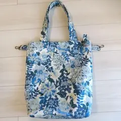 ハンドメイド　トートバッグ　ボタニカル