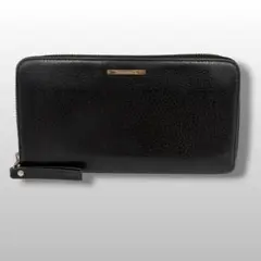 TIFFANY&Co. ティファニー 長財布 ラウンドジップ レザー ブラック