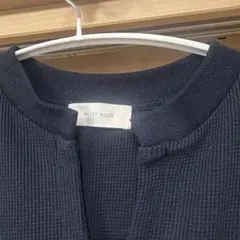 SELECT MOCA ワッフルカットソー ブラック F